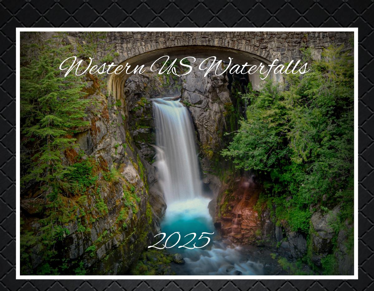2025 Western US Waterfalls Calendar
