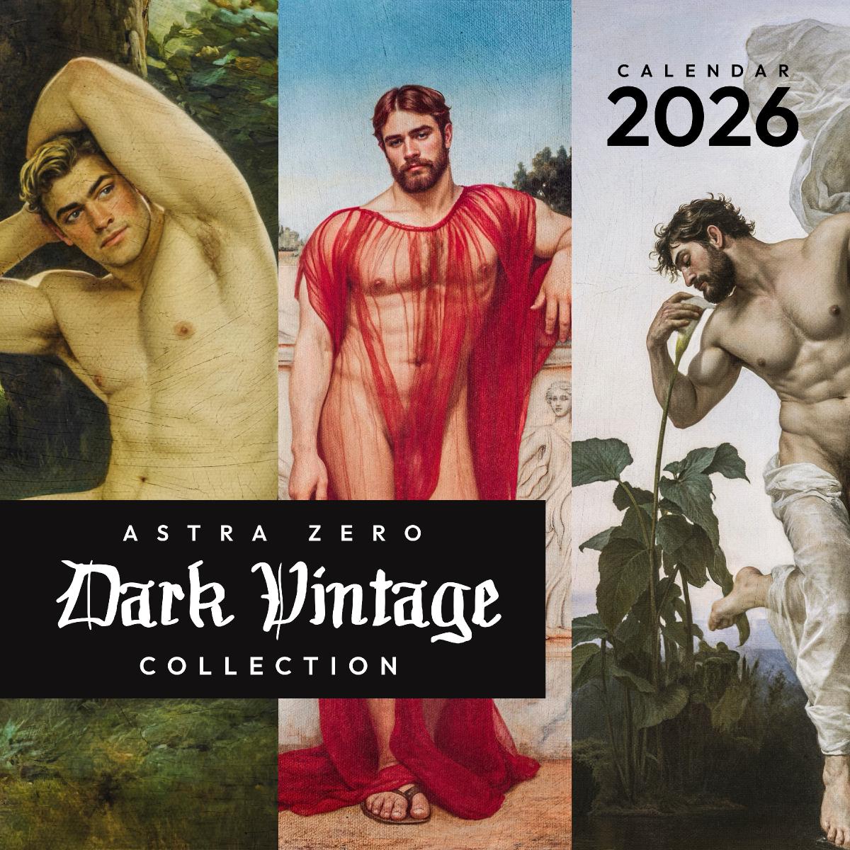 Astra Zero : Dark Vintage - 2026 Calendar