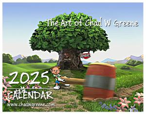 The Art of Chad W Greene - 2025 Calendar