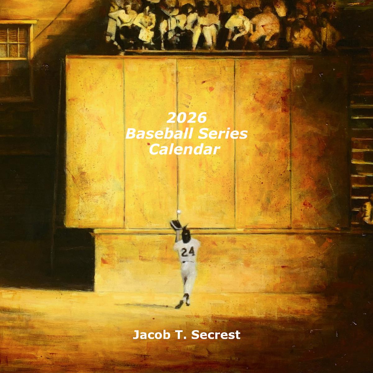 Baseball Series 2026 Calendar 12x12