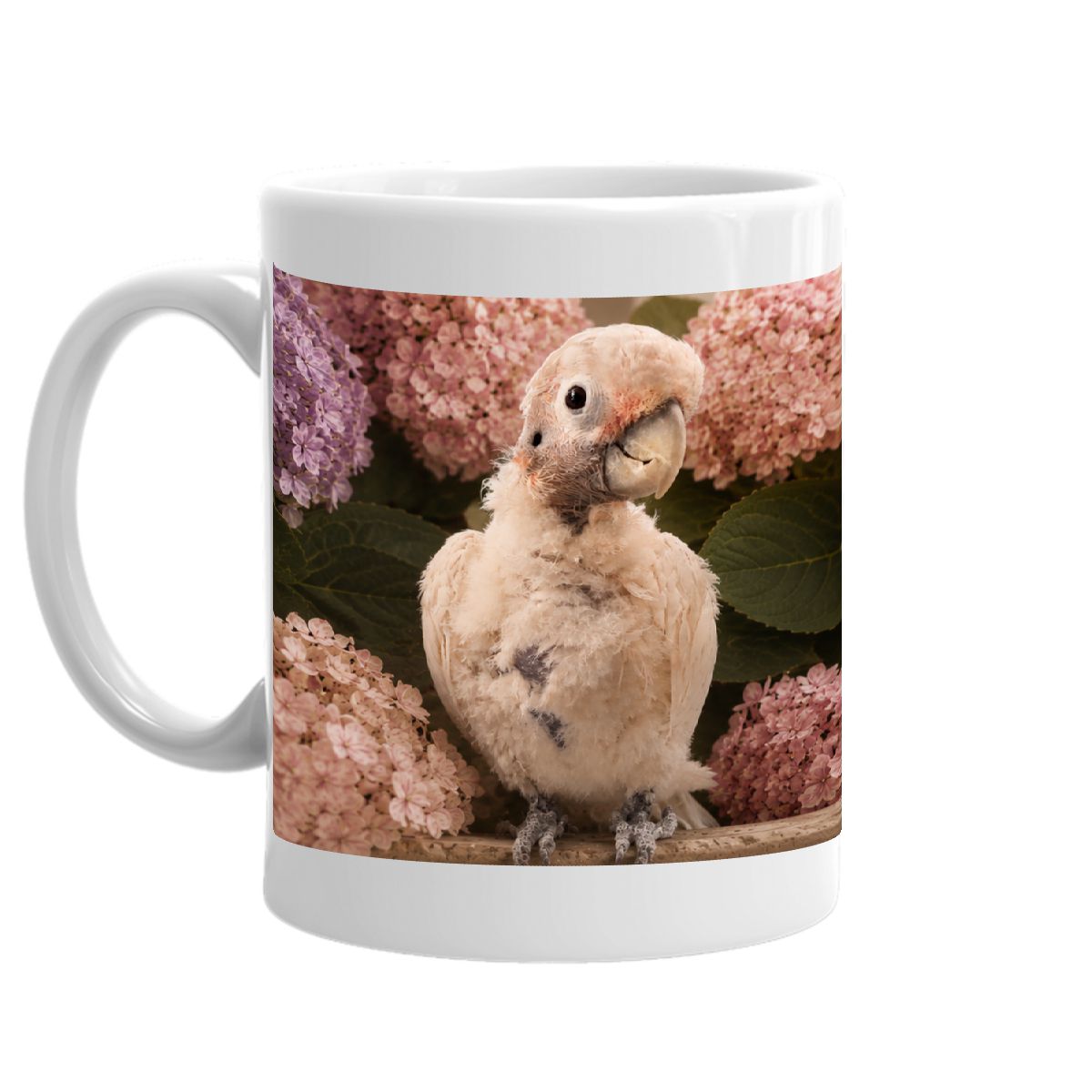 Left Handed Coco Hydrangea Mug