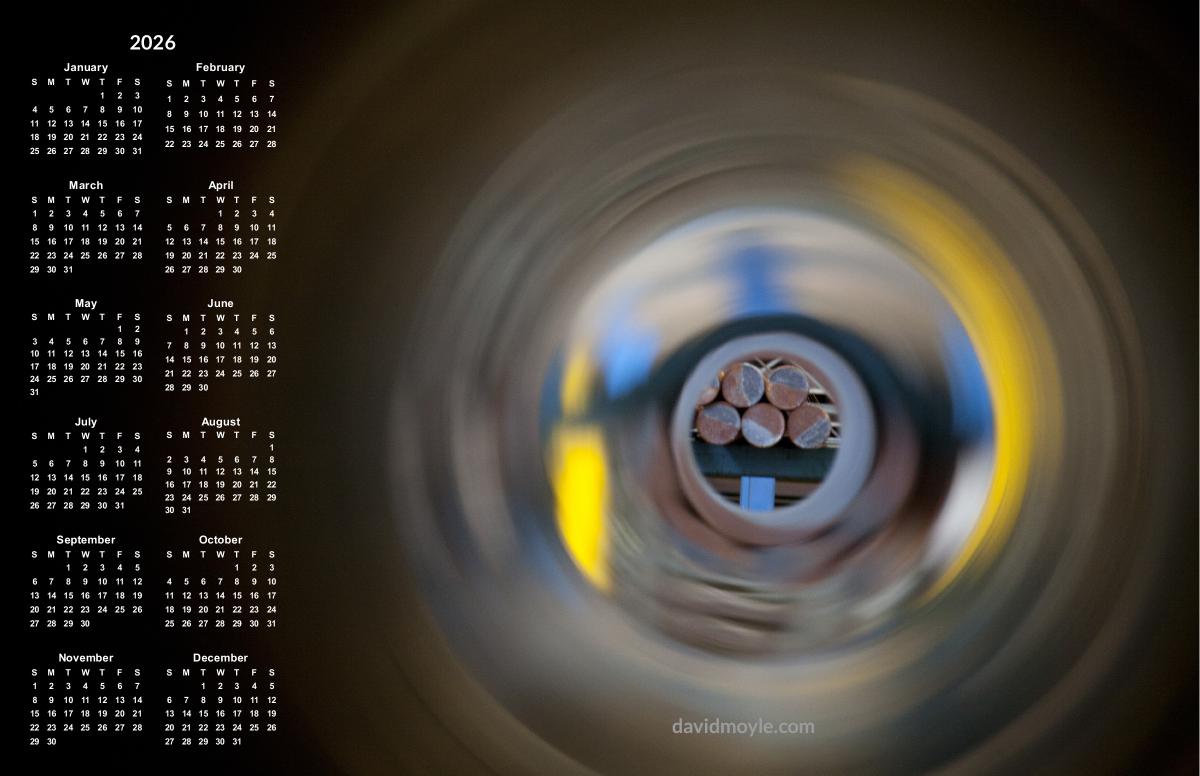 Abstract Industry Poster Calendar