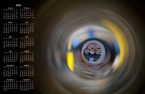 Abstract Industry Poster Calendar