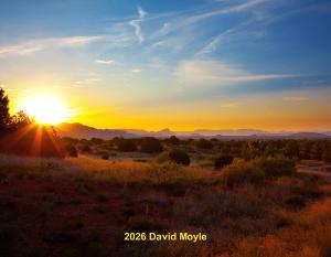 2026 Sunset Wall Calendar