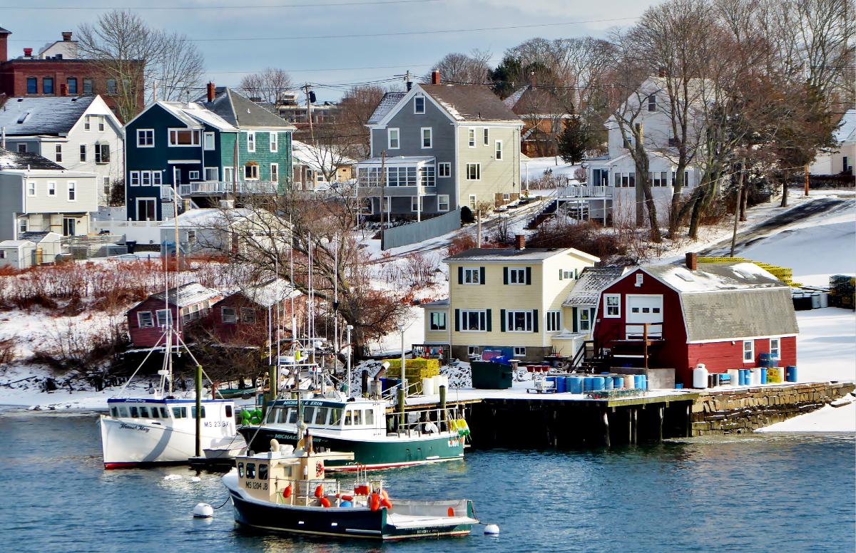 Bartlett's Wharf in Winter