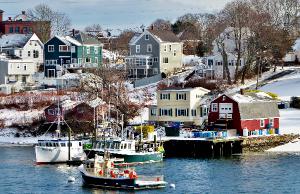 Bartlett's Wharf in Winter