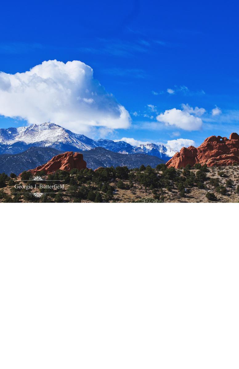Pike's Peak Garden of the Gods Photo Calendar