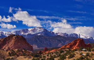 Garden of the Gods & Pike's Peak Photo Poster