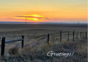 Greeting Card Wide Open Spaces
