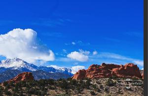 Pike's Peak Garden of the Gods Photo Poster