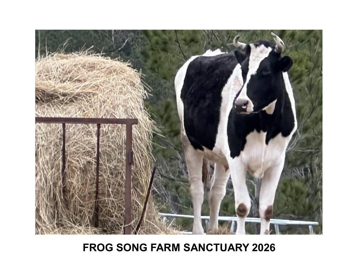 FROG SONG FARM SANCTUARY 2026 CALENDAR