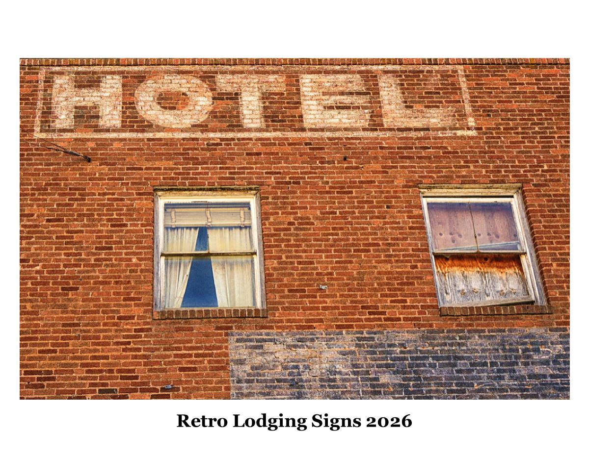 Retro Lodging Signs 2026