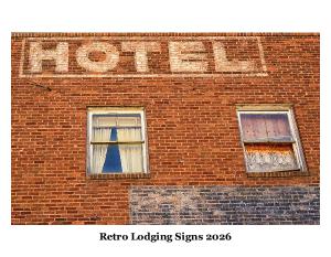 Retro Lodging Signs 2026