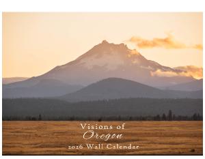 Visions of Oregon Wall Calendar 2026