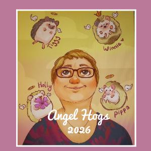 Hedgehog Snoots Angel Calendar 2026