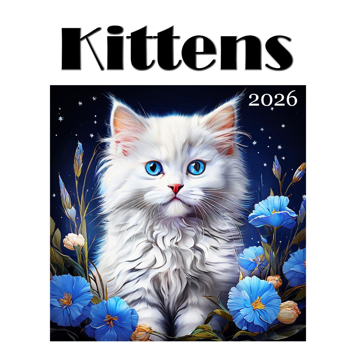 2026 Kittens SQ Wall Calendar
