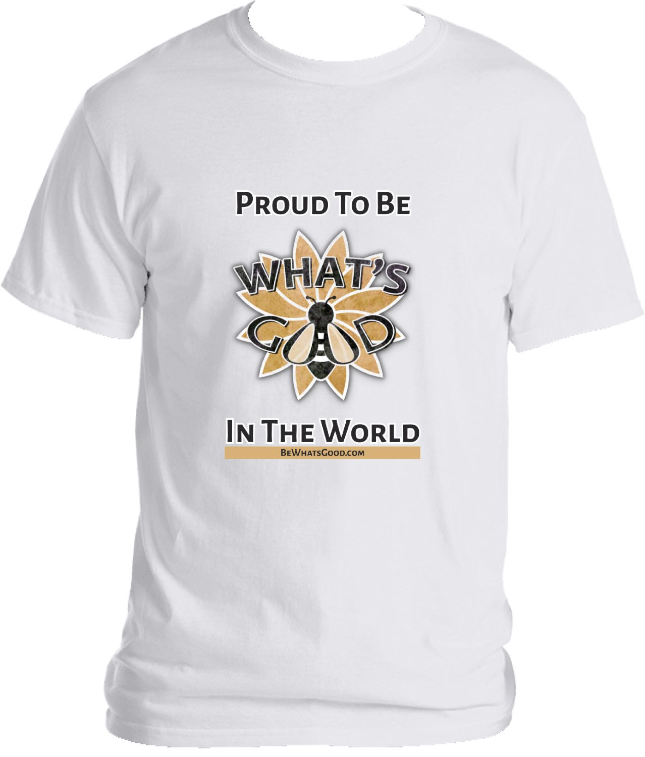 Proud to be What's Good T-shirt - Gold