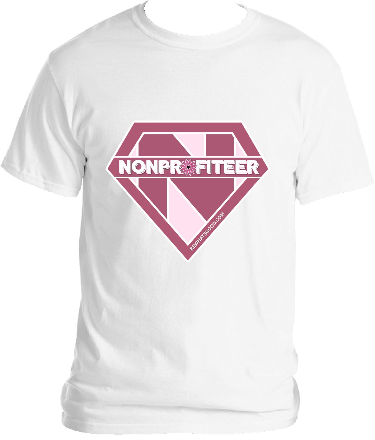 Nonprofiteer Superhero Shirt - Pink