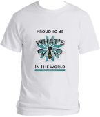 Proud to be What's Good T-shirt - Blue