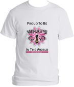 Proud to be What's Good T-shirt - Pink