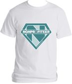 Nonprofiteer Superhero Shirt - Blue