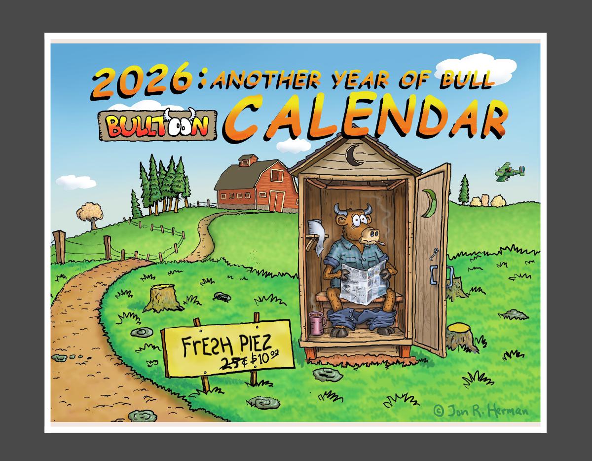 2026 Bulltoon Calendar