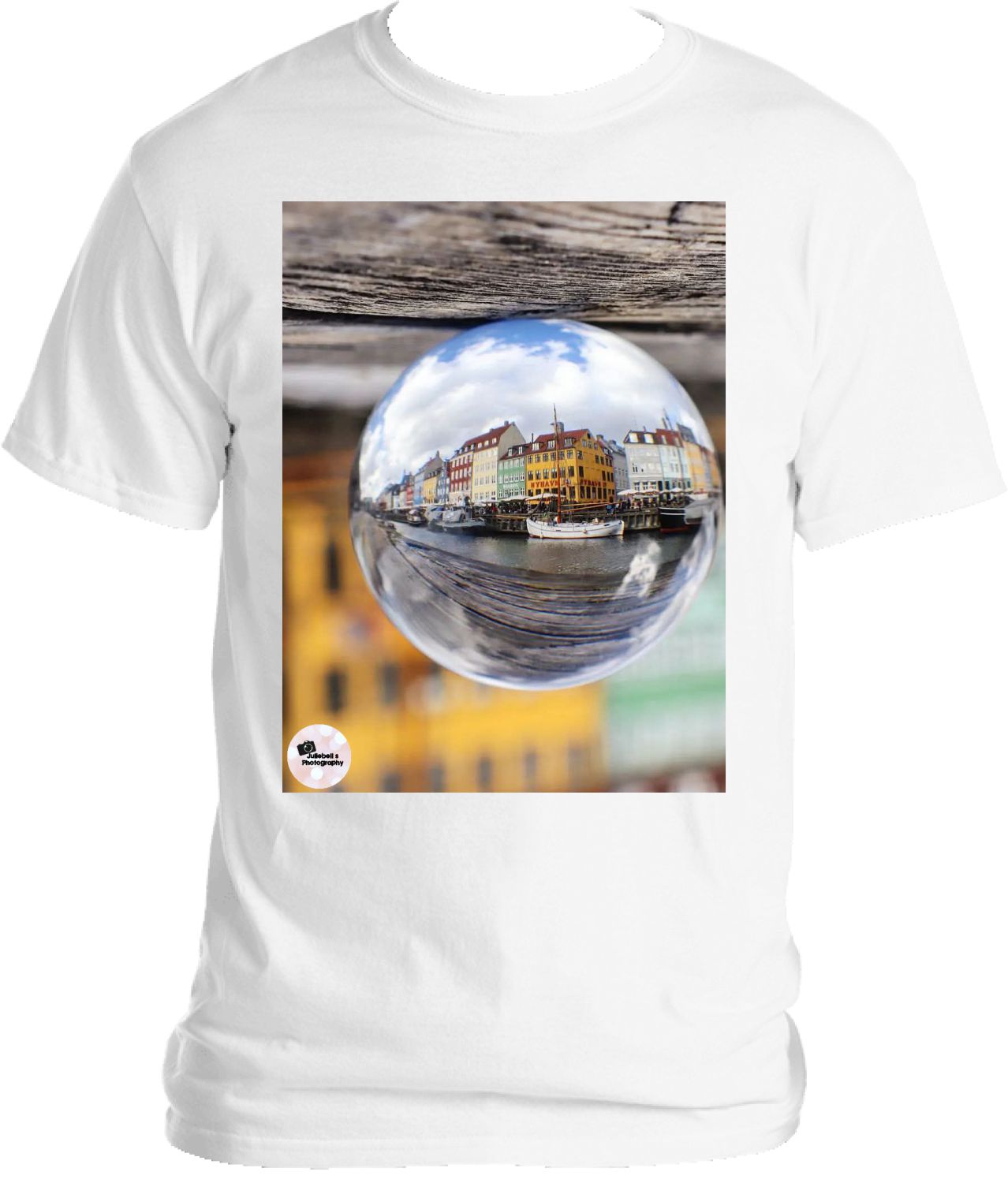 Nyhavn in a Lensball T-Shirt