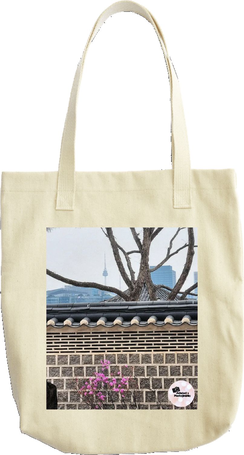 Seoul N-Tower South Korea Tote Bag