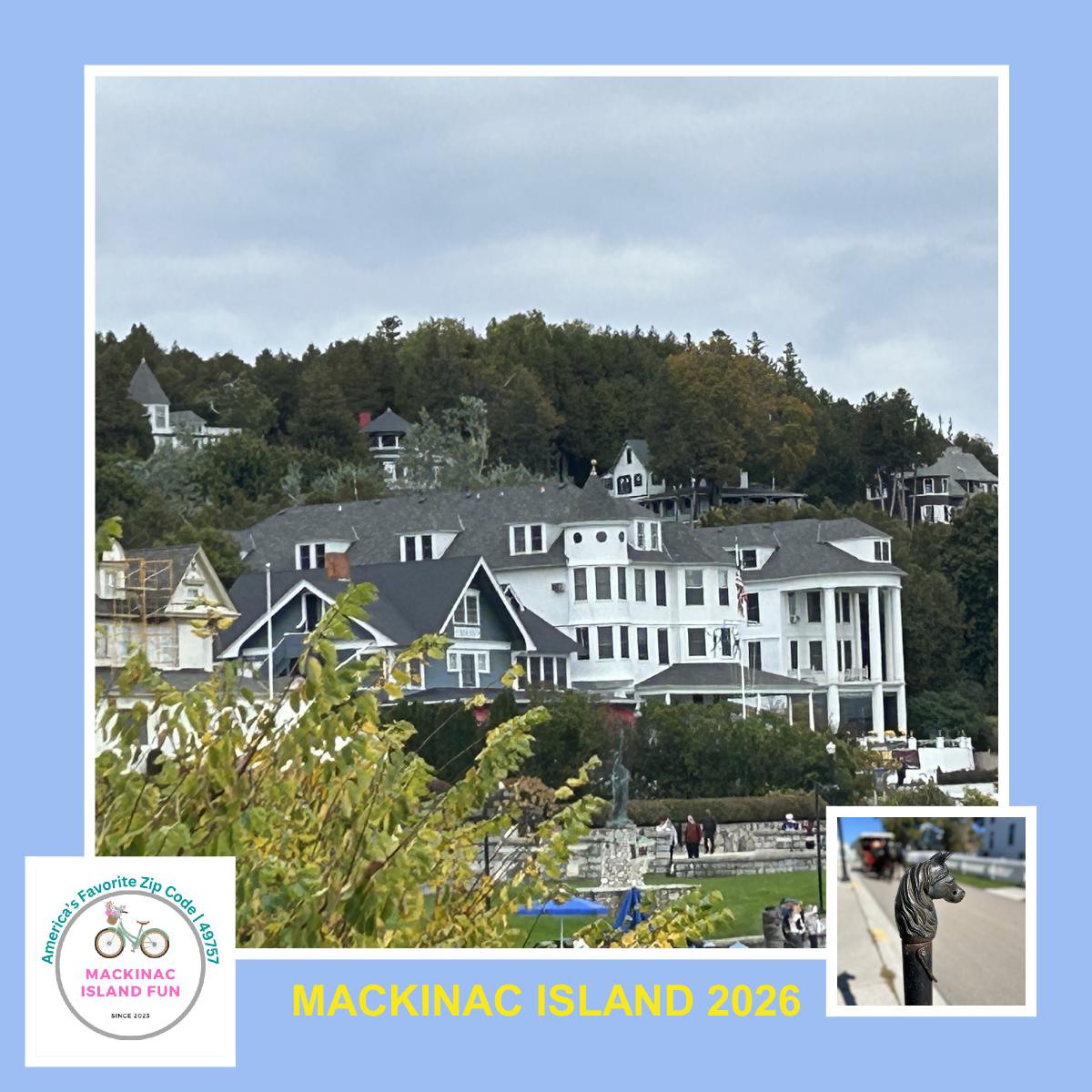 2026 Mackinac Island Fun Wall Calendar