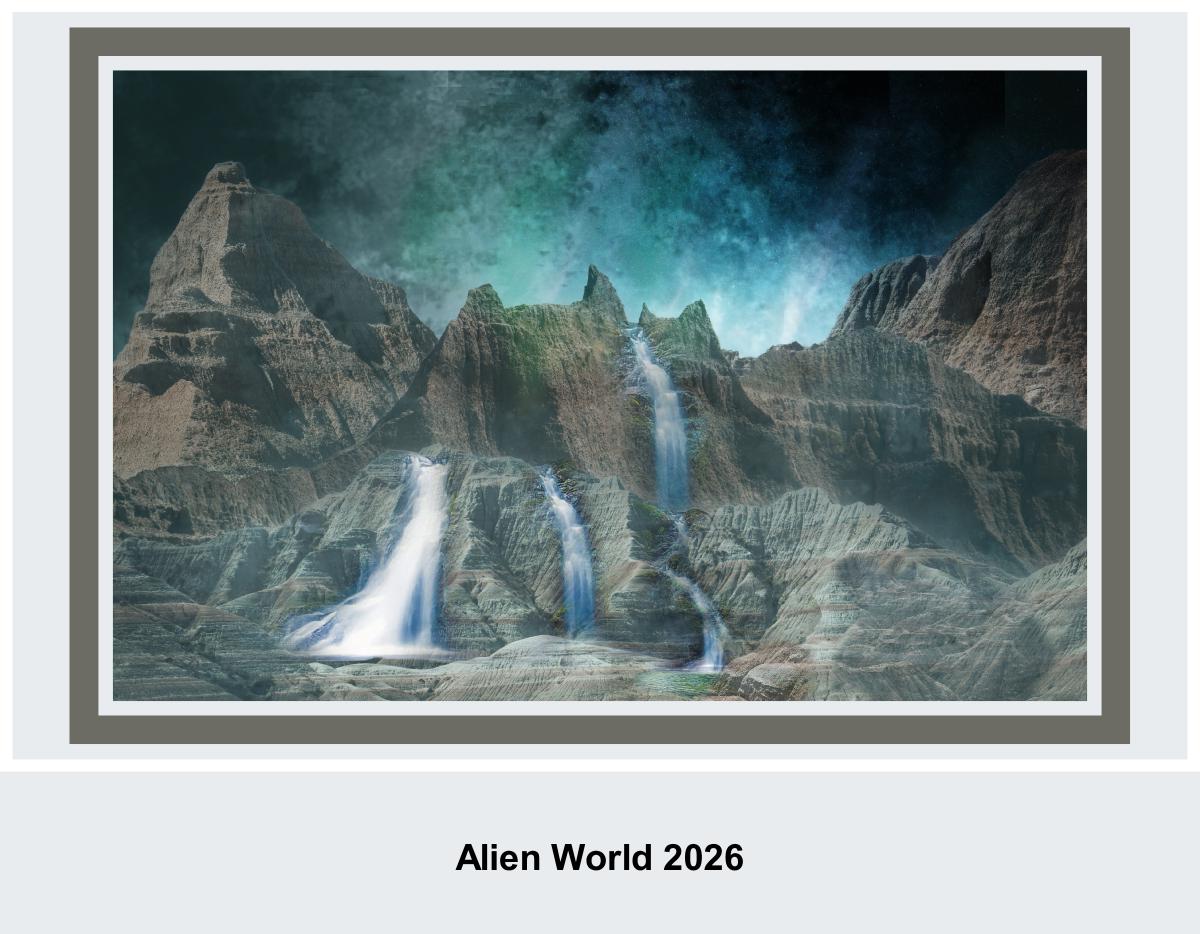 Alien world calendar 2026