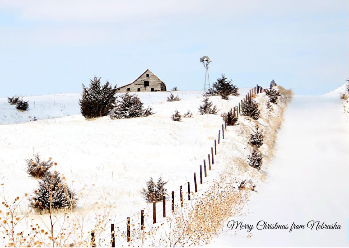 Merry  Christmas From Nebraska Sherman County