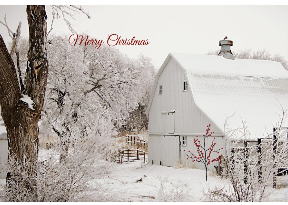 Merry Christmas Winter Greeley County