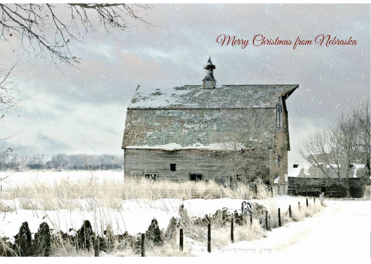 Merry Christmas From Nebraska   Sherman County