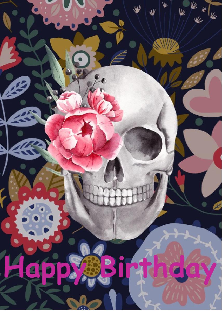 Skull Birthday