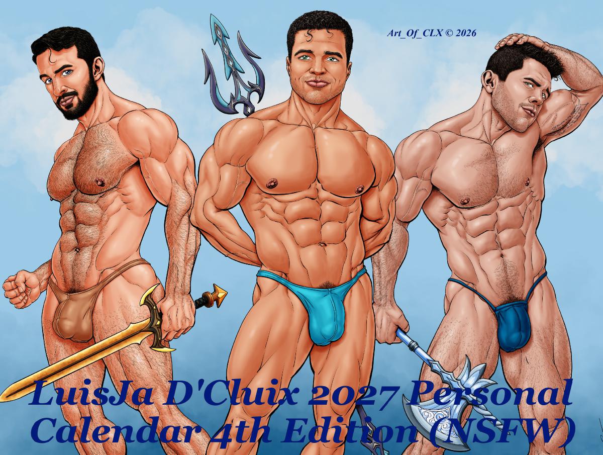 LuisJa D'Cluix 2027 NSFW Calendar 4th Edition