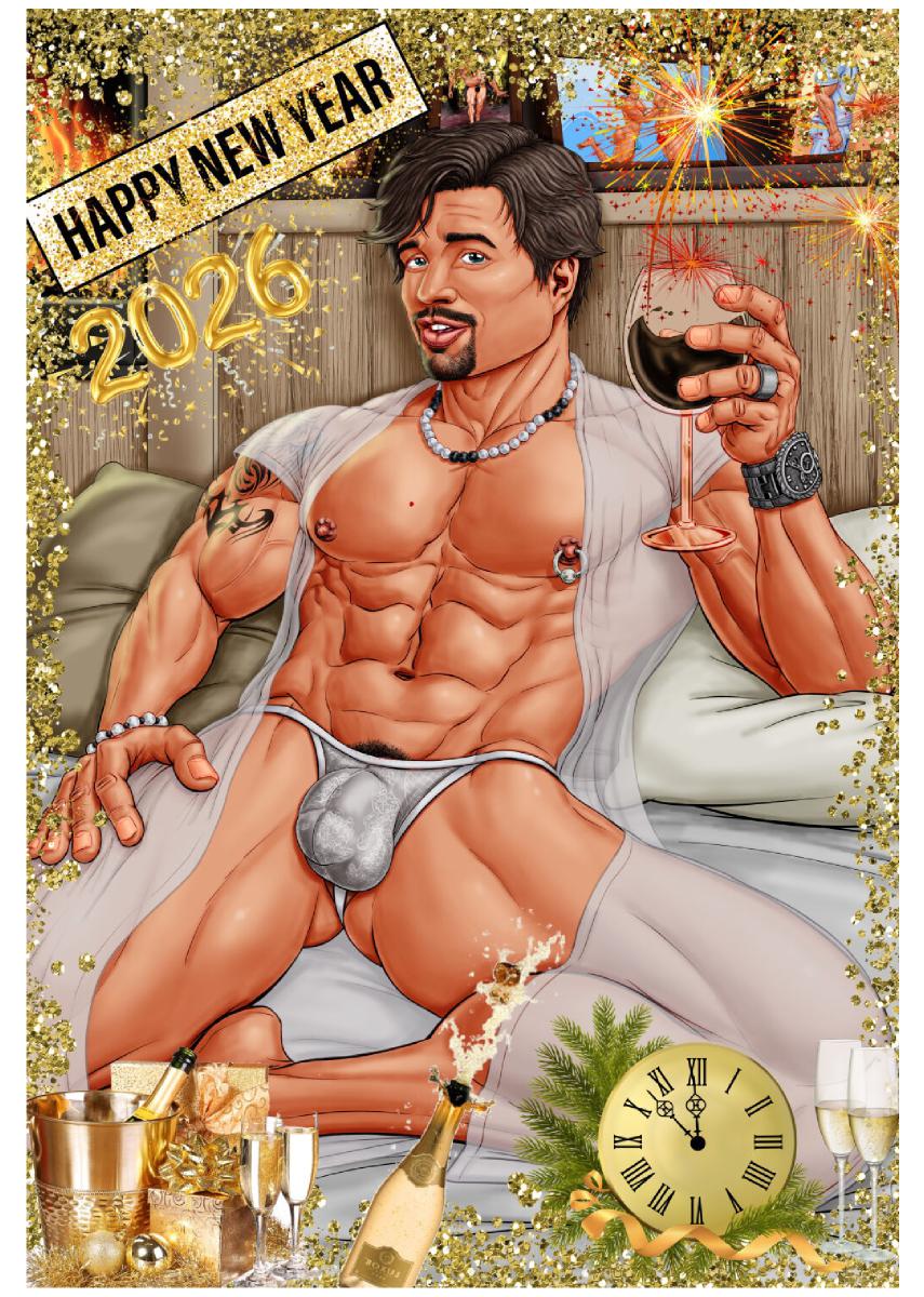 Luis DCluix New Years Card SFW 1