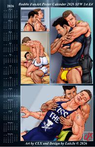 Buddie Poster Calendar 2026 SFW 1st Ed
