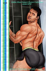 Eddie Diaz Fanart Poster Calendar 2026 SFW