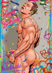 CLX Greeting Card Birthday Buck 2 NSFW