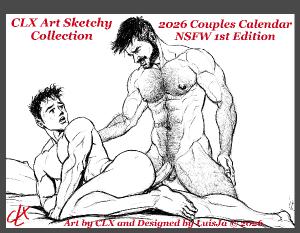 CLX Art Sketchy 2026 Couples Calendar NSFW