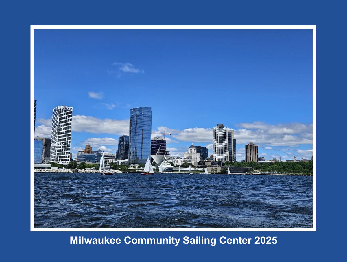 2025 Milwaukee Community Sailing Center calendar