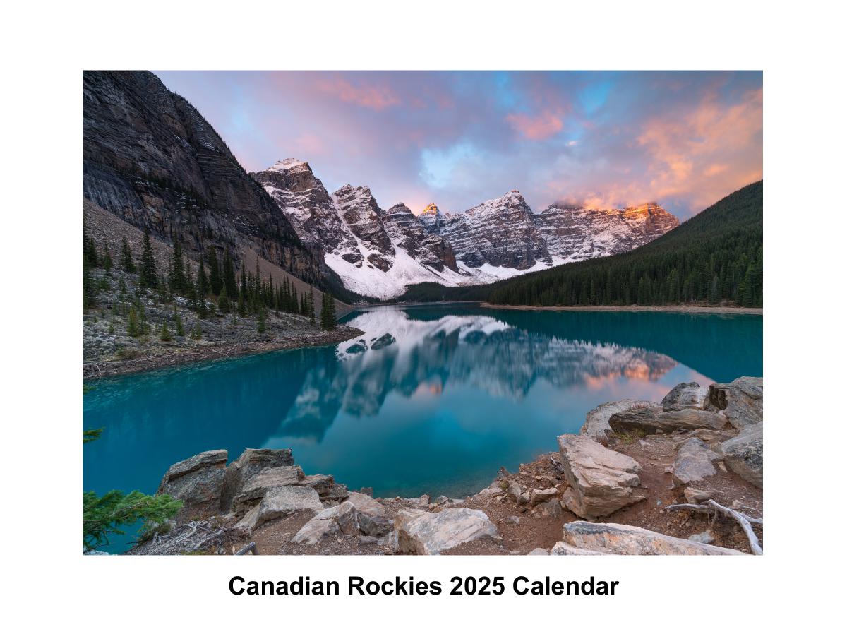 Canadian Rockies 2025 Calendar