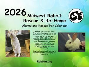 2026 Midwest Rabbit Rescue & Re-home Calendar