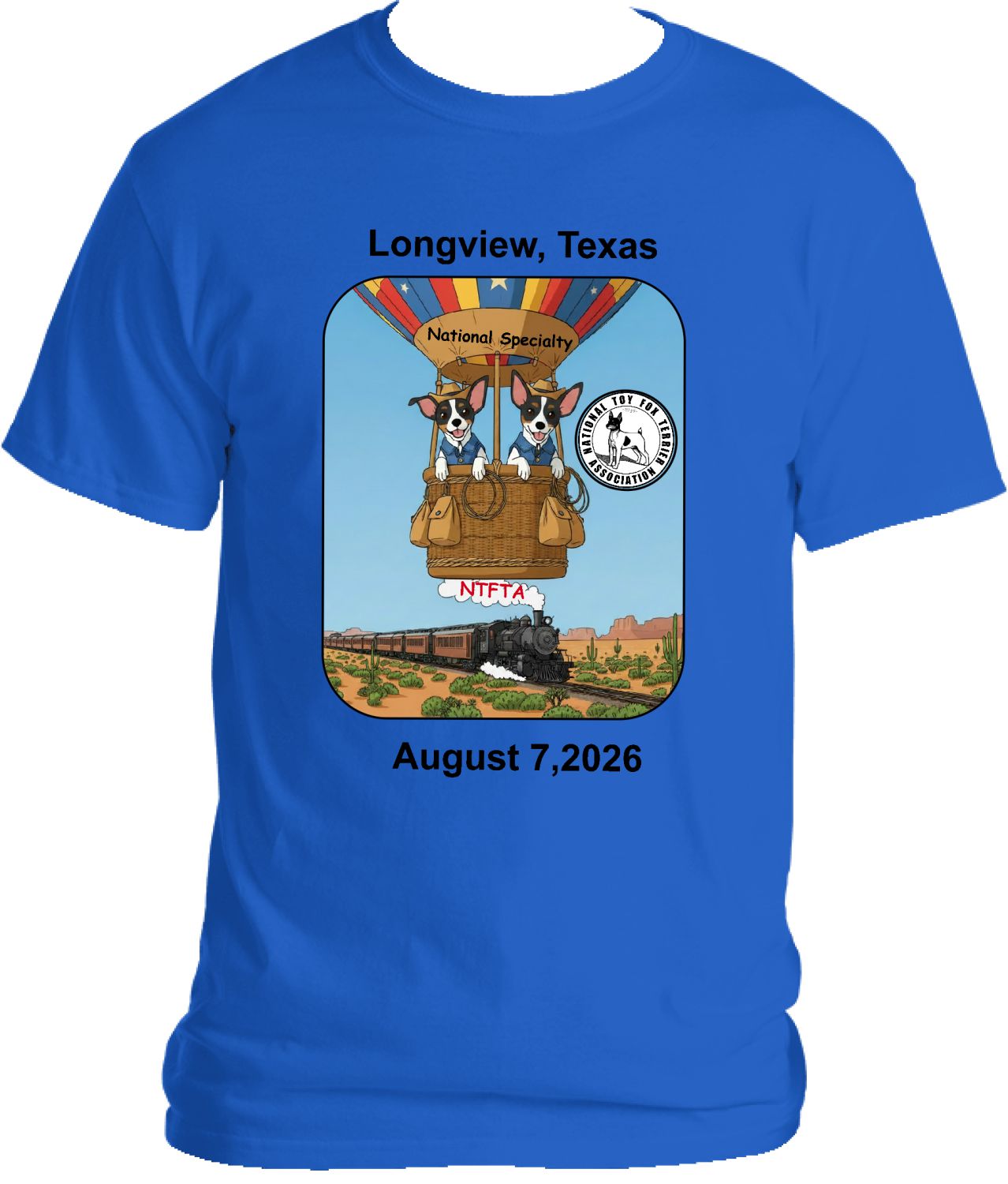 NTFTA T-Shirt   Royal Blue