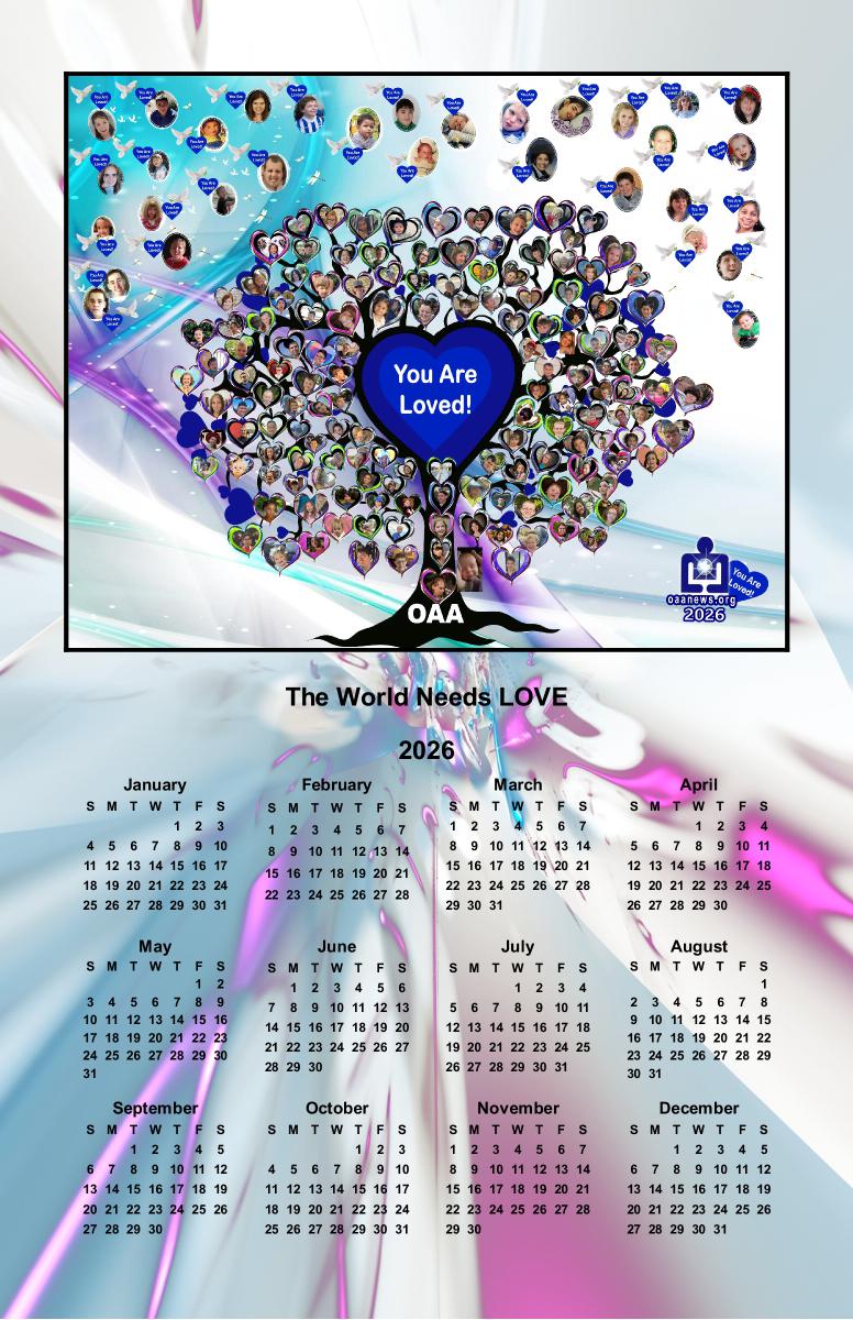 2026 You Are Loved Poster Calendar