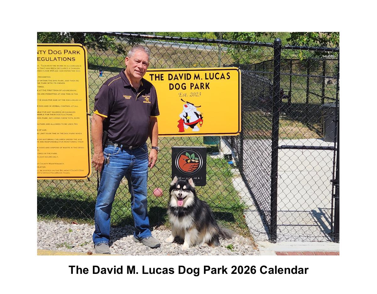 David M. Lucas Dog Park 2026 Calendar