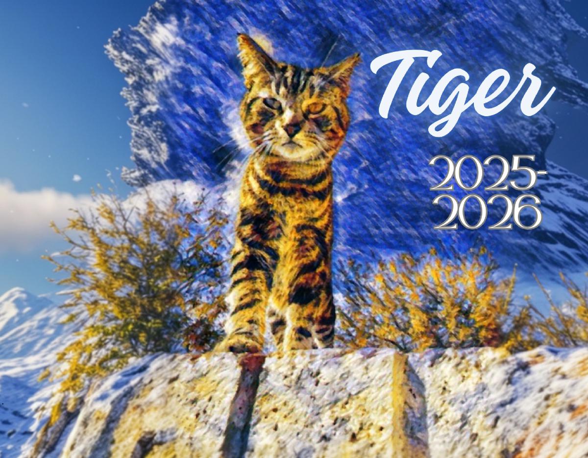 Eye of the Tiger: Cat Calendar 2025-2026