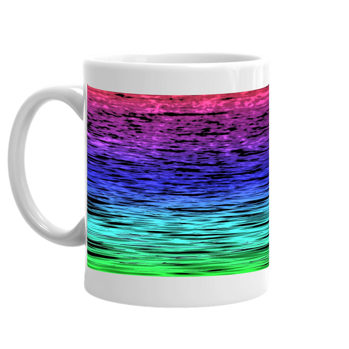 Artistic Rainbow Water Ripples