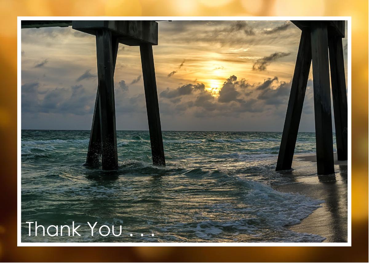 Splash Of Water Waves Roll In Sunset View Card