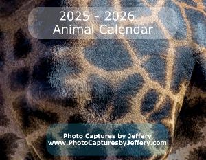 2025 2026 17 Month Animal Calendar